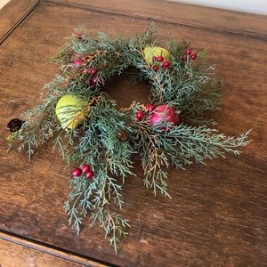 🌿Candle ring w/ apples & pears🌿5 in